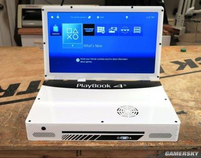 科技与创意的结晶 国外玩家将PS4 Slim改造成便携“笔记本”，售价破万引热议
